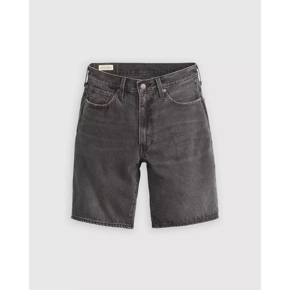 NEW Levis 468 Stay Loose Denim Shorts Black We Got Motion Baggy 9O's Mens 34